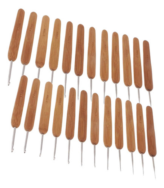 24 Peças De Ganchos De Agulha Para Extensões De Cabelo Dread 0