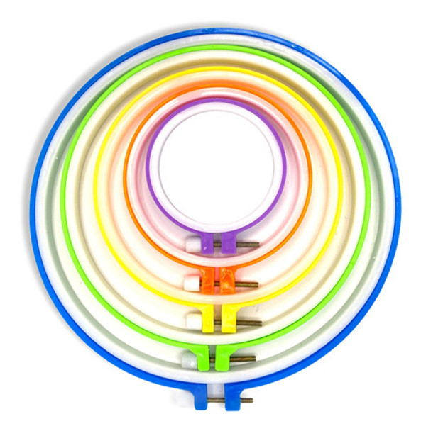05 Bastidores Plásticos Tarraxa Bordado Manual Ponto Russo. 0 05 Bastidores Plásticos Tarraxa Bordado Manual Ponto Russo. 0