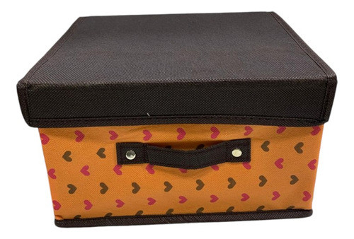 Caja Organizadora Forrada Plegable 26x20cm Varios Colores 0