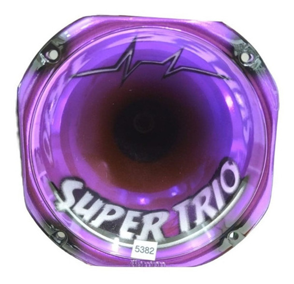 1 Corneta Tiro Longo Fiamon Super Trio Violeta Cromada 0