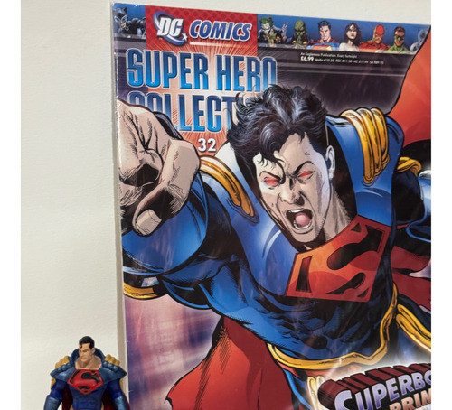 Eaglemoss Figura Muñeco Plomo Dc Superboy Prime #32 0