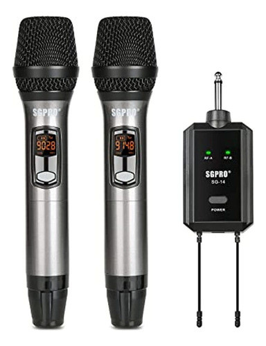 Micrófono Inalámbrico, Karaoke De Mano Inalámbrico Uhf Conju 0