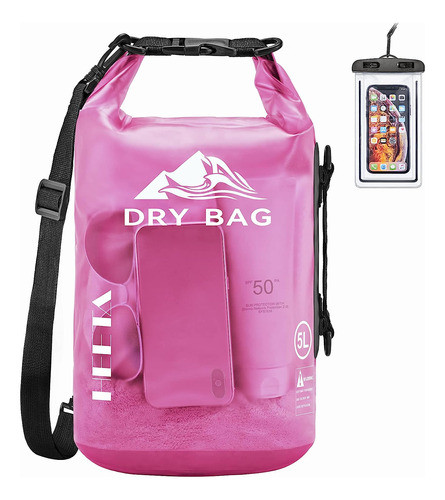 Bolso Impermeable Resistente Al Agua 10l Rosa 0