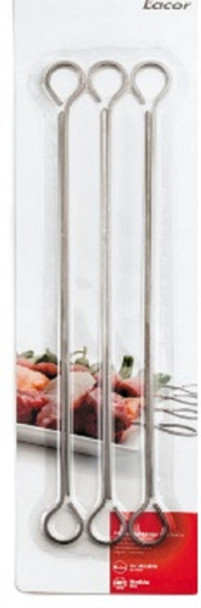 Pinches P/ Brochettes Acero  40.5 Cm X 6 Lacor Todo Cheff 0