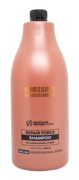 Hairssime Repair Force Shampoo Reparador Dañado Grande 3c 0