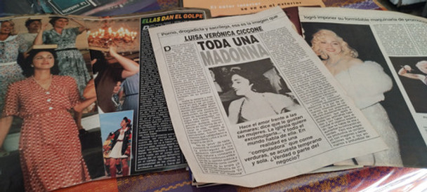 Madonna Lote Nota De Revistas Páginas Varias Lote N 22 0