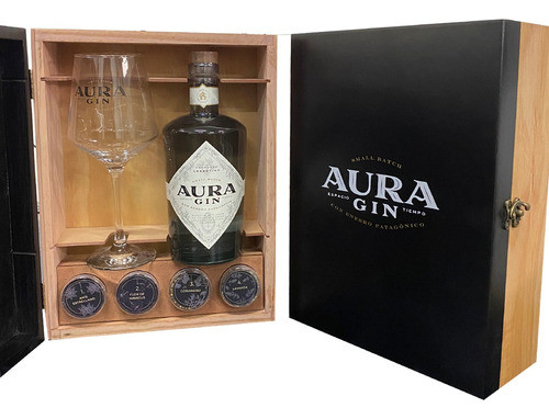 Kit Gin Tonic Aura  Botanicos Premium Copa  Cocteleria 0