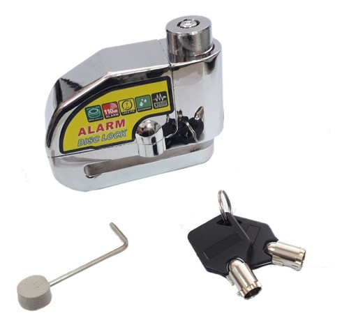 Traba Disco Con Alarma Perno 6 Mm Z.norte Genesis 0