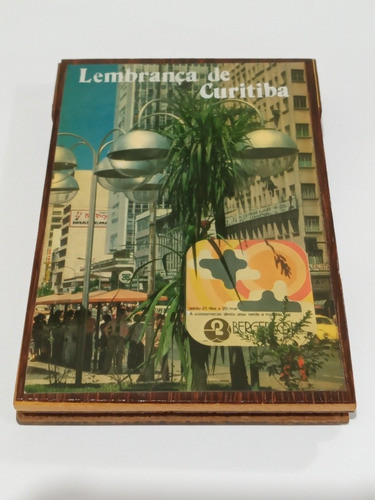 Antigo Bloco De Notas Lembrança De Curitiba 0