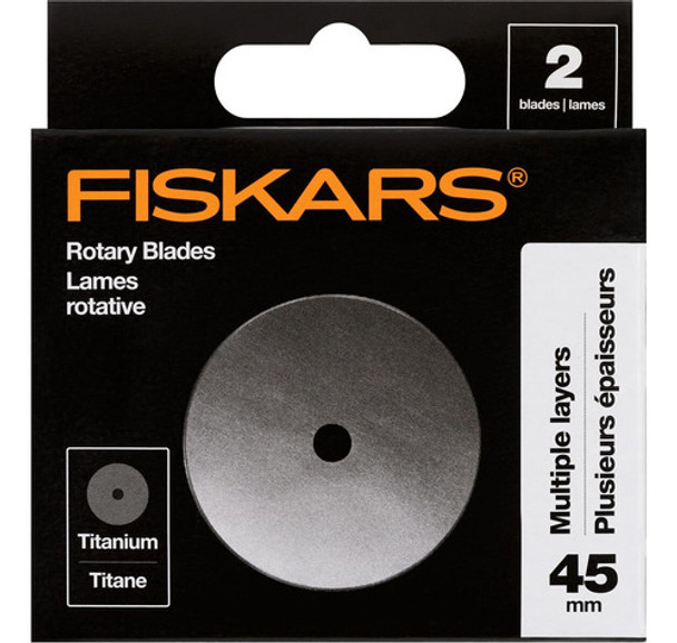 2 Cuchillas Giratoria De Reemplazo Titanio Fiskars De 45 Mm 0 2 Cuchillas Giratoria De Reemplazo Titanio Fiskars De 45 Mm 0