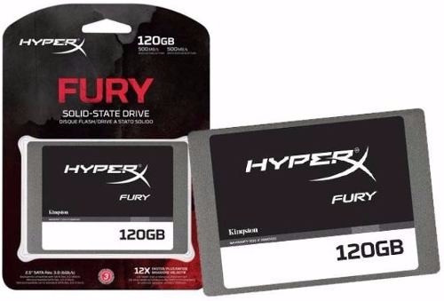 Disco Solido Ssd Kingston Hyperx Fury 120gb 2.5'' - Tecsys 0
