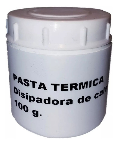 Pasta  Térmica Grasa Disipadora Siliconada  100 Gramos 0