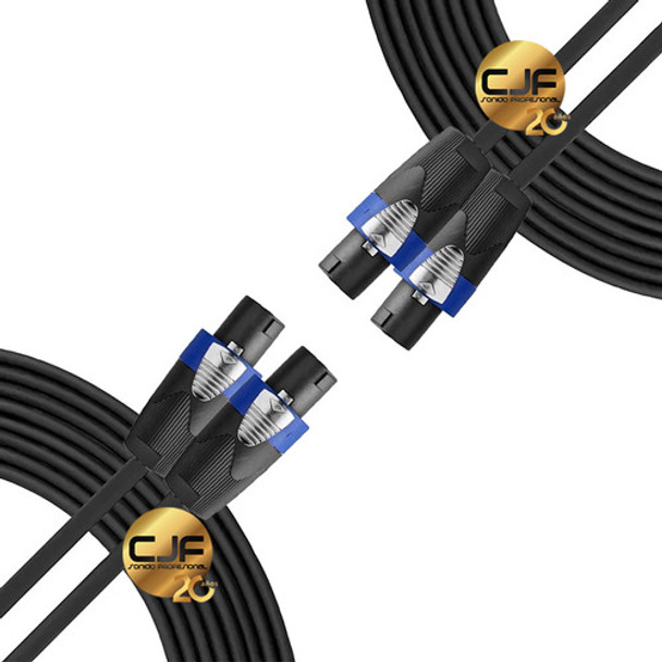 2 Cable Bafle Potencia Speakon Speakon 20 Metros 2x1.5mm Cjf 0