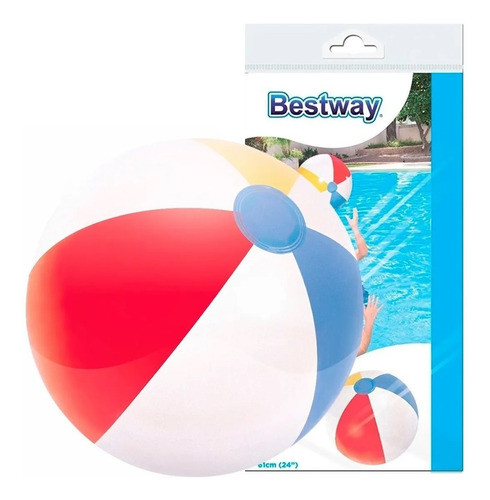 Pelota Playera Inflable 61cm Bestway Imp.sud. 31022 0