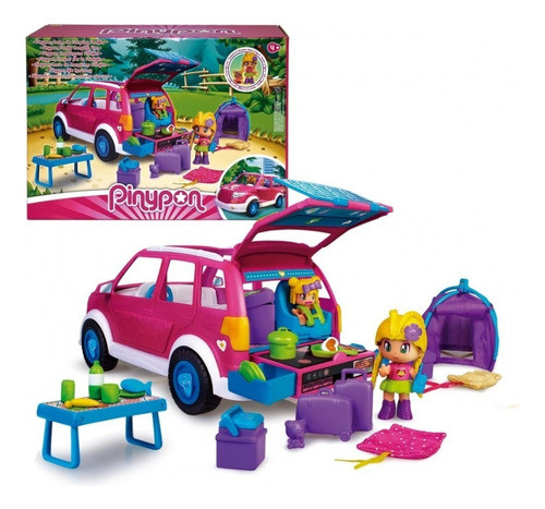 Juguete Famosa Pinypon Camioneta Camping + Accesorios !! 0