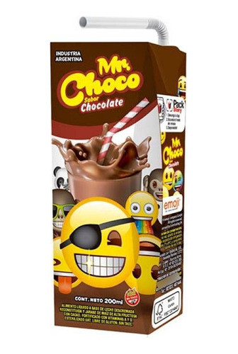 Chocolatada Mr. Choco X 18und X 200ml - Almacen Mingo 0