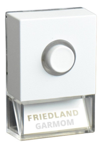 Pulsador Luminoso Para Timbre D723 Blanco Friedland - Garmom 0