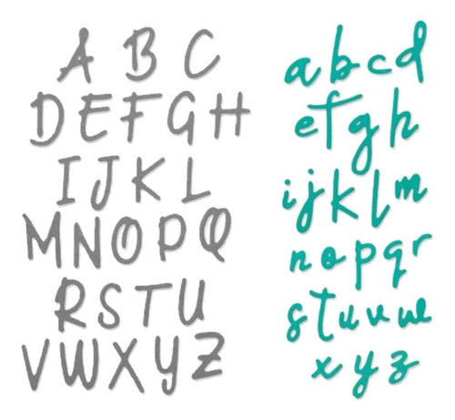 Cortante - Troquel Thinlits Sizzix - Abecedario 663421 0