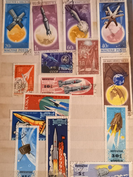 Selos Raros Da Mongólia - Corrida Espacial 0