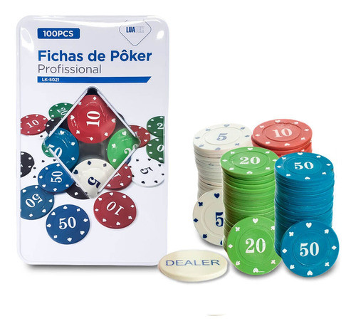 Fichas De Poker 100 Fichas 0
