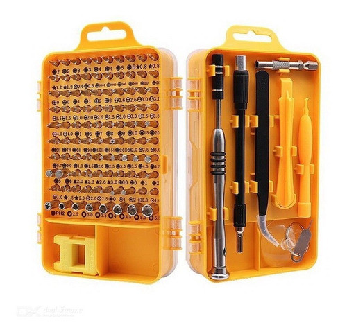 Kit Set Destornilladores 110 Piezas Herramientas Celular 0