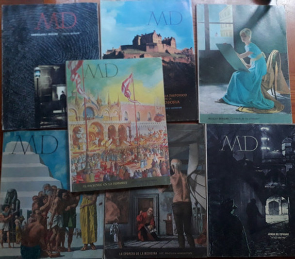 Lote X 7 Revista De Medicina Md En Español Años 60 0