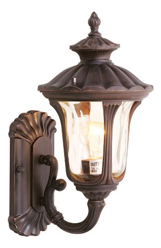 Livex Lighting 765058 Oxford 1 Linterna De Bronce De Pared D 0