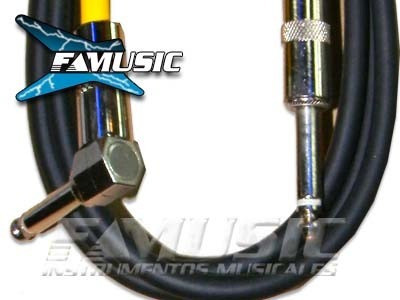 Cable P/ Instrumento Kw Iron 220 P/p 3m Standard Angular 0