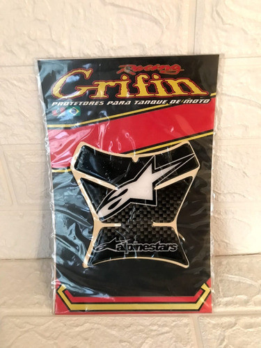 Protector Tanque Alpinestar Universal Blanco Negro #04 0