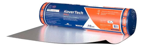 Membrana Asfáltica Con Aluminio | Kovertech Roll | 40kg 10m2 0