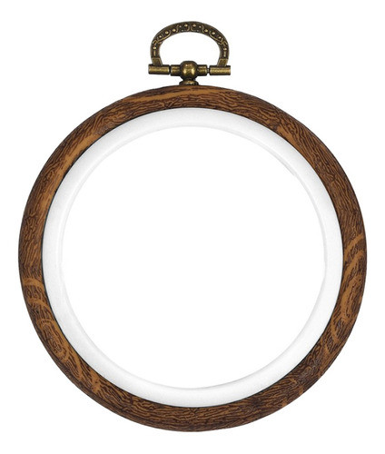 Bordado Aro Bambu Círculo Ponto Cruz Anel Argola 10cm 0