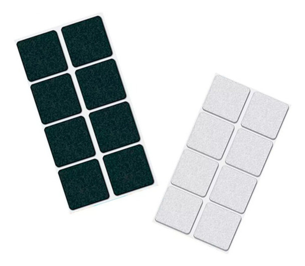 Feltro Quadrado 22 Mm Branco E Preto Cartela C/32 Unidades 0 Feltro Quadrado 22 Mm Branco E Preto Cartela C/32 Unidades 0