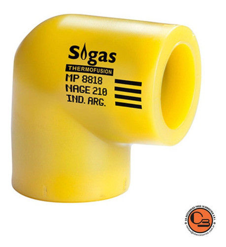 Codo Sigas Termofusion 90* 63 Mm 0