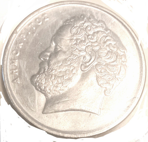 Moneda Griega 10 Dracmas Con Error 0