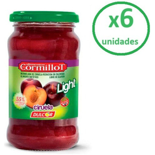 Pack Mermelada Ciruela Dr. Cormillot 390g X 6 Un - Dh Tienda 0