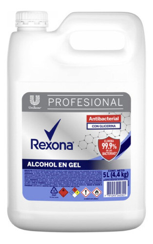 Rexona Alcohol En Gel X 5 L 0