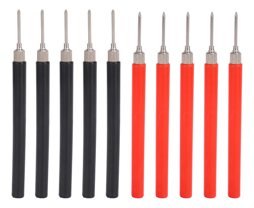 Pino Da Sonda De Teste Vermelho Preto Diy Conexão De Parafus 0