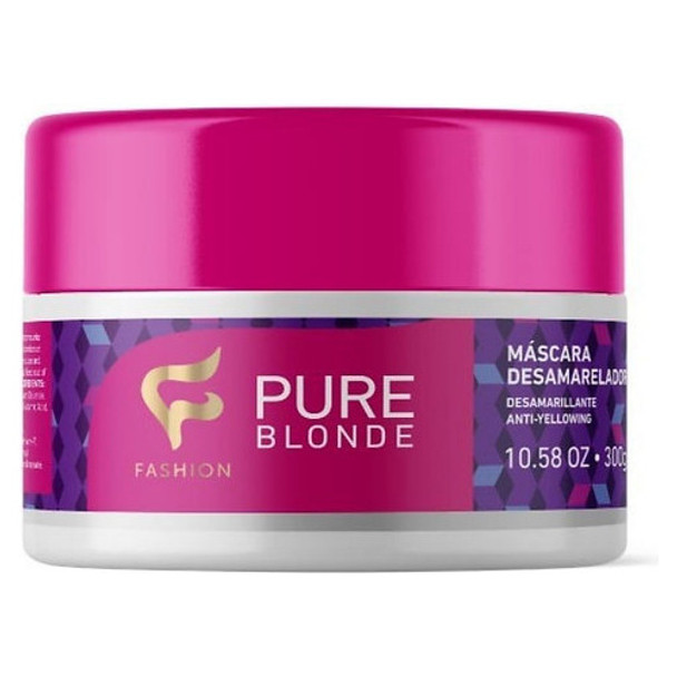 Máscara Pure Blonde Desamareladora 300g Fashion Cosméticos 0