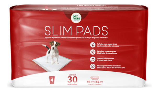 Alfombra Sanitaria Paño Pet Mais® Perros Slim Pads X120 Unid 0