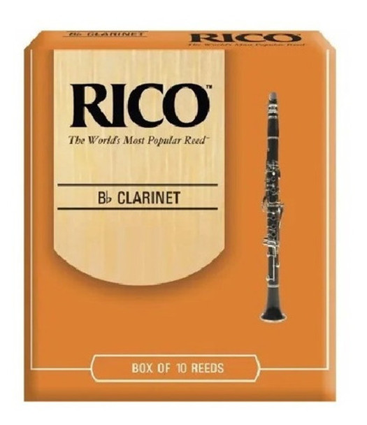 Cañas Rico Para Clarinete Sib X 10 Unidades 0