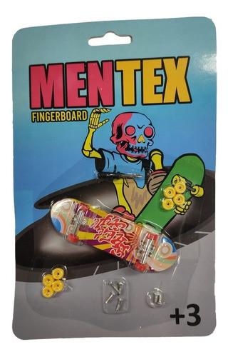 Fingerboard Mentex Skate De Dedo - Free Style 0