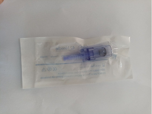 10 Agulhas Cartucho Caneta Derma Pen 42 Nano Pontas 0