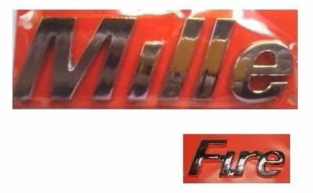 Kit Emblemas Fiat Uno Mille Fire Modelo Original 0