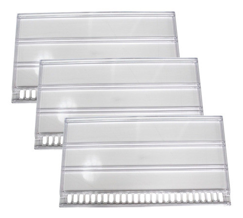 Kit 3 Prateleiras Refrig Mabe Rfmb710 60x34 715537 Original 0