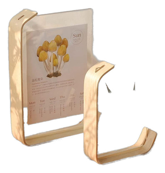 Marco Fotos Madera Abedul Y Acrílico 14x21cm 0