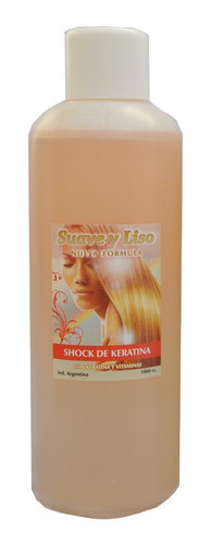 Shock De Keratina En Gel X1 Litro Suave Y Liso Brillo Espejo 0