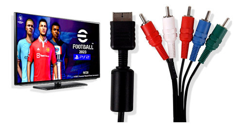 Cable Video Componente Para Ps2 Y Ps3 0