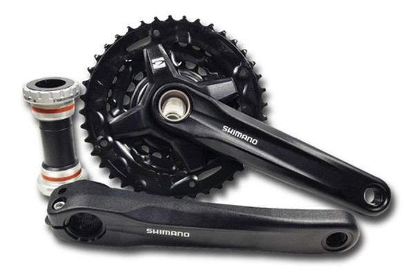 Plato Palanca Shimano Fc-mt210 3x9  Hollowtech Ii +caja Bb51 0