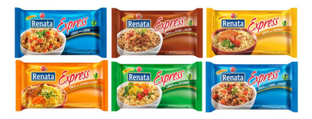 Macarrão Instantâneo Renata Miojo Sabores 85g - 25 Unidades 0