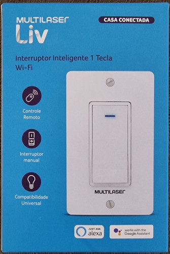 Interruptor De Iluminação Inteligente Liv - Se235 Multilaser 0